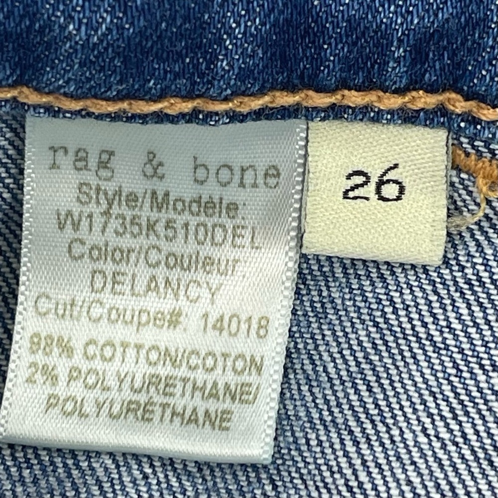 Rag & Bone Dre Carpenter Jeans Cargo Distressed Sz 26 M17 - Picture 12 of 14